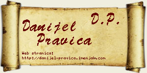 Danijel Pravica vizit kartica